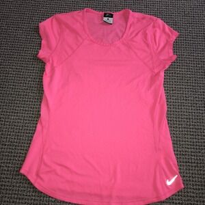 Nike Dri-Fit Running Tee Pink Small